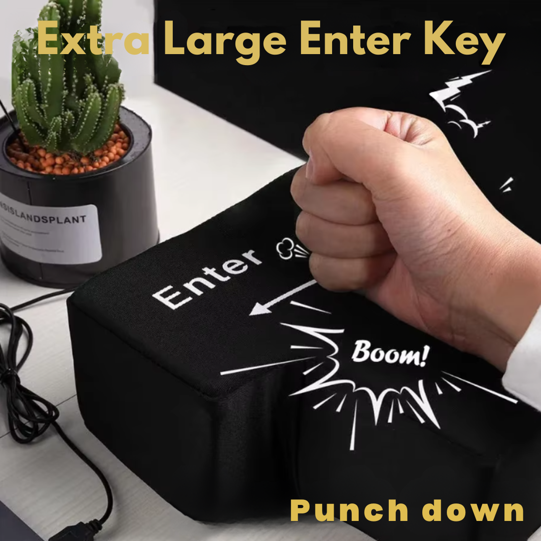 SmashKey™ Mega Anti-Stress Enter Button