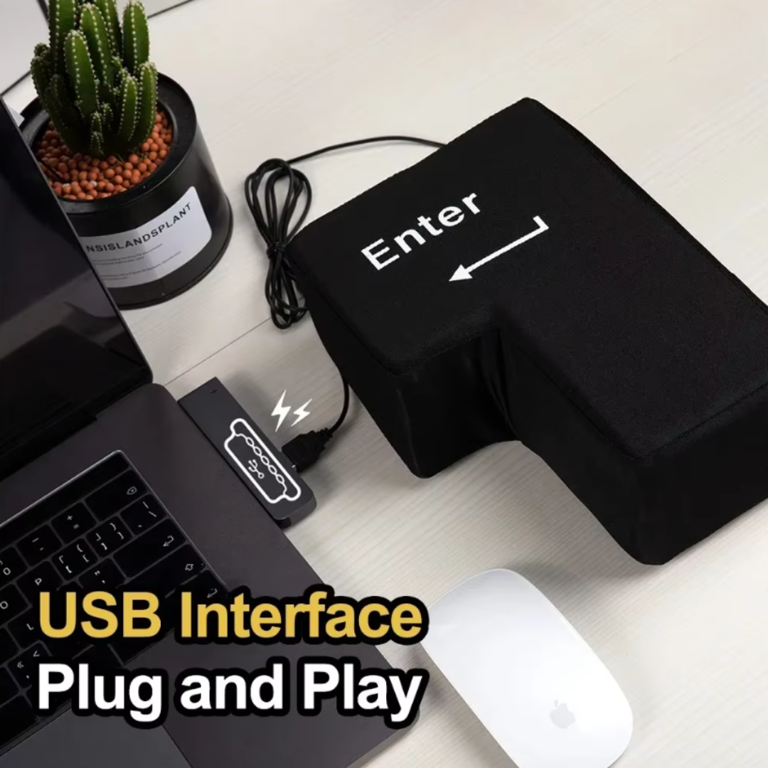 SmashKey™ Mega Anti-Stress Enter Button